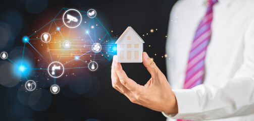 Smart home control, Automation system technology and Internet of Things