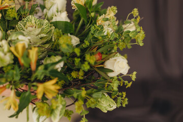bouquet of white flowers
