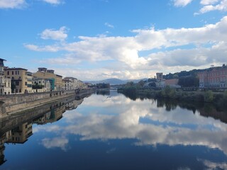 Obraz premium River Summer Firenze Italy