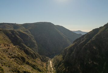 Obraz premium mountainous landscape in the south of Almeria in Spain