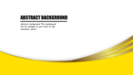 Modern abstract background with futuristic hipster graphics. Yellow background with golden stripes. Abstract vector background texture design, bright poster, yellow banner and white background vector 