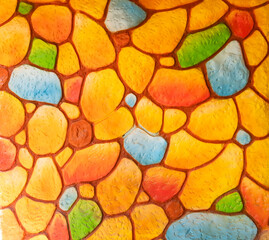 colorful brick wall texture background