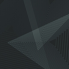 Lots of triangular line backgrounds joined together on a gray background.