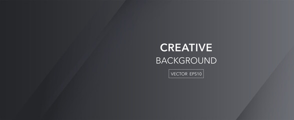 Abstract yellow light line on dark geometric background vector illustration.