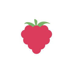 Raspberry icon design template vector isolated illustration