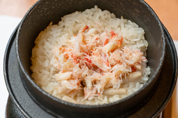 [料理]かに釜飯