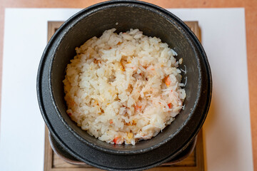[料理]かに釜飯