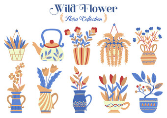 floral illustration Vector for banner
