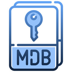 MDB Gradient icon,linear,outline,graphic,illustration
