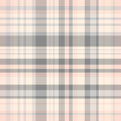 Seamless tartan plaid pattern with texture and pastel color.