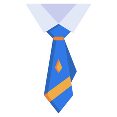 TIE flat icon,linear,outline,graphic,illustration