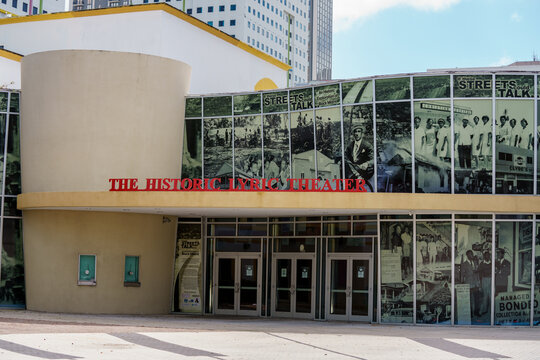 Photo of the Historic Lyric Theater Overtown Miami
