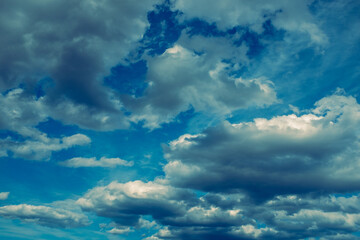 Blue sky and beautiful clouds