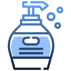 Obraz premium SHOWER GEL Gradient icon,linear,outline,graphic,illustration
