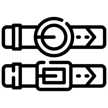 recommend clip art: BELT line icon,linear,outline,graphic,illustration