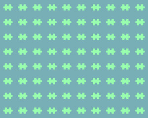 Vector illustration with pattern formed by puzzle pieces