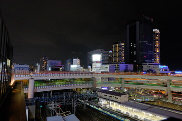 Obraz premium Night view of Yokohama