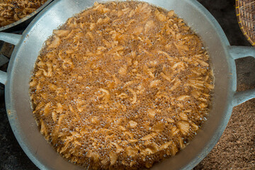 Home business in Magelang, Central Java, Indonesia that produces mushrooms for consumption, various kinds of mushrooms are here