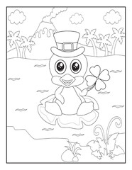 St. Patrick's Day Coloring Book Pages for Kids, St Patricks Day Coloring Pages For Kids