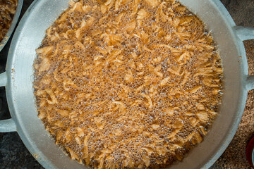 Home business in Magelang, Central Java, Indonesia that produces mushrooms for consumption, various kinds of mushrooms are here