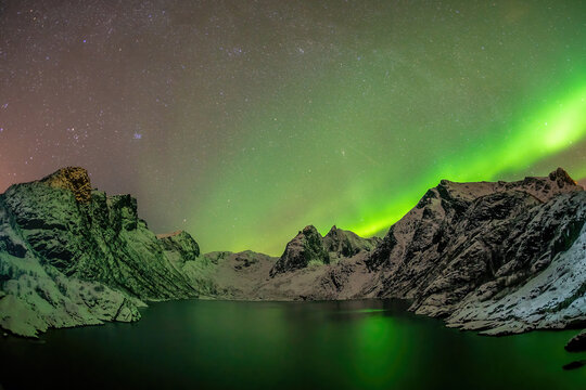 Beautiful nature lanscape of Lofoten in Norway © f11photo