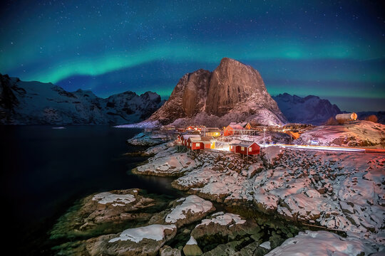 Beautiful nature lanscape of Lofoten in Norway © f11photo