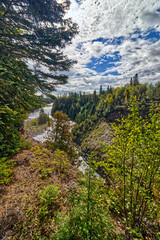 Path of the Kakabeka river after the falls - Kakabeka Falls, Thunder Bay, ON, Canada