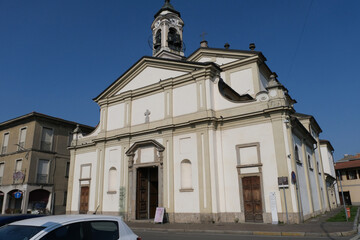 Obraz premium L'Auditorium Disarò, ex Chiesa di Santo Stefano, a Cesano Maderno.