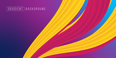 Colorful gradient abstract background illustration