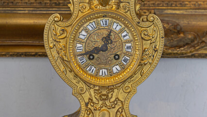 Ancient Gold Clock