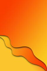 abstrakcyjne tło 3D jako tło w pomarańczowych kolorach