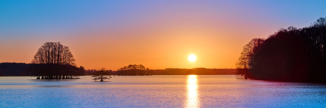 Sunrise At Lake Talquin State Park Near Tallahassee, FL.