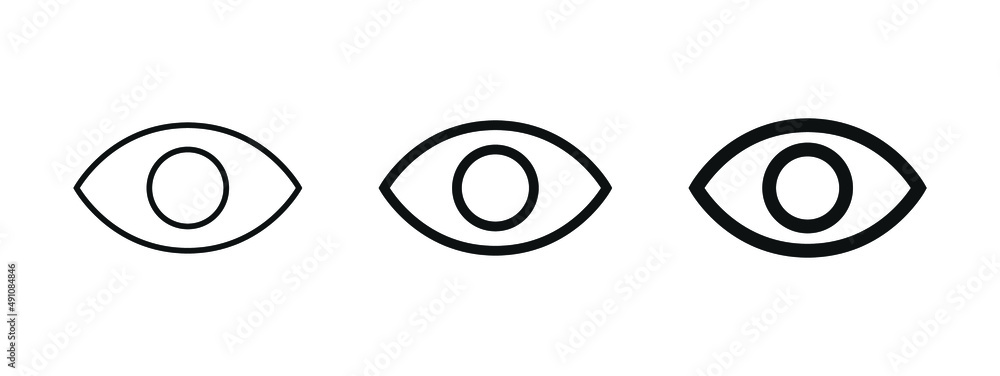 Canvas Prints eye icon visual vision view icons