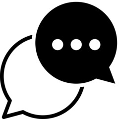 Fototapeta premium chat icon