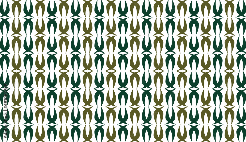 Poster seamless pattern. long leaf motif. artistic pattern design