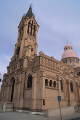 Fototapeta premium View of the old church in the city center