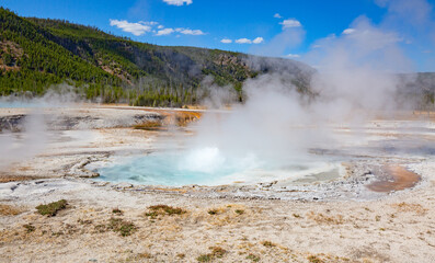 Black sands geyser basin