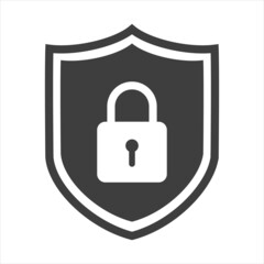 Protection icon vector. Padlock icon. EPS 10