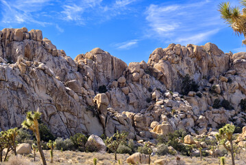 Rock Formation entering Joshua Tree National Park