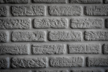 white bricks background