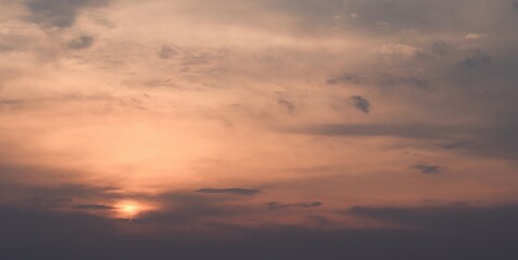 clouds at sunset