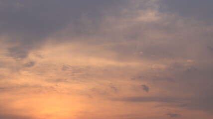 clouds at sunset