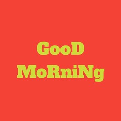 Good Morning Card. Paper cut out work. Selective Focus, Selective Focus no Subject, Background Blur 