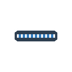 harmonica icon - Musical Instrument icon