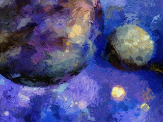 Exo-Solar Planet Painting