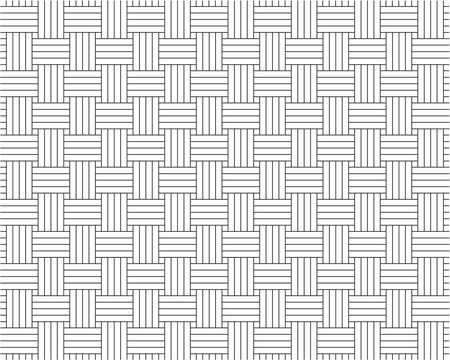 seamless abstract geometric line crisscross weaving pattern background 