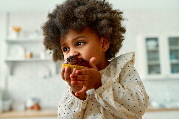 African american family at home