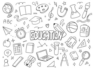 Education Vector illustration. Drawing design concept