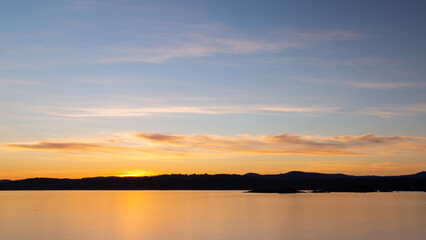 Obraz premium sunset over the ocean