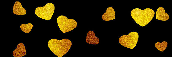 金のハート